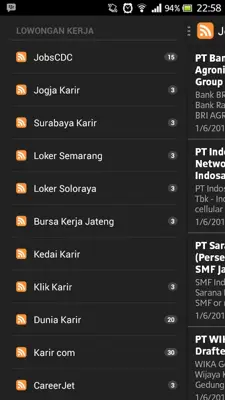 Lowongan Kerja Indonesia Update android App screenshot 9