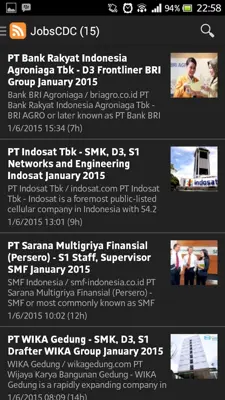 Lowongan Kerja Indonesia Update android App screenshot 8
